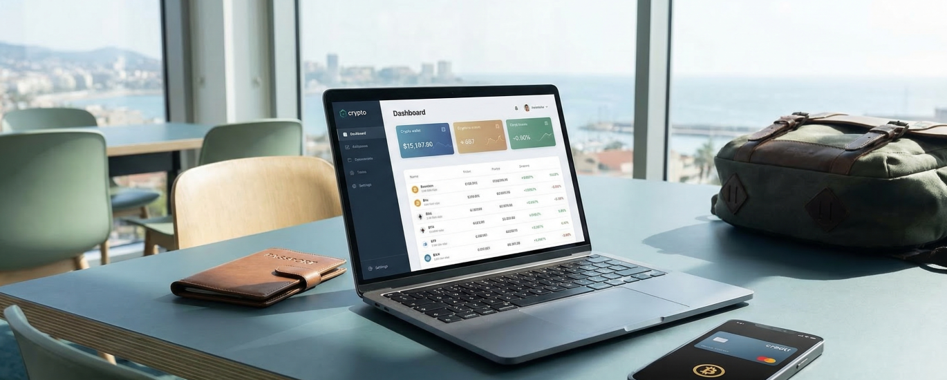 high spending limit crypto virtual card for digital nomads