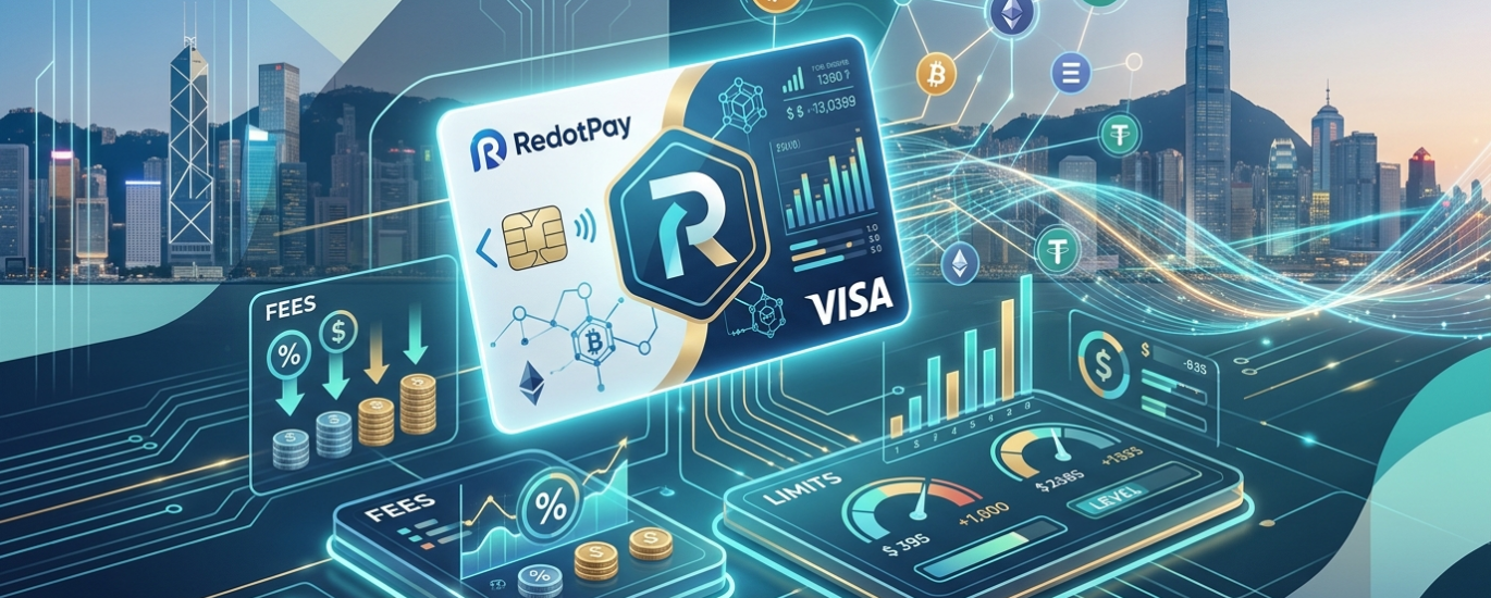 redotpay crypto virtual card fees and limits