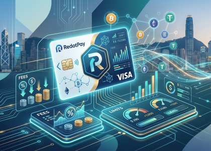 redotpay crypto virtual card fees and limits