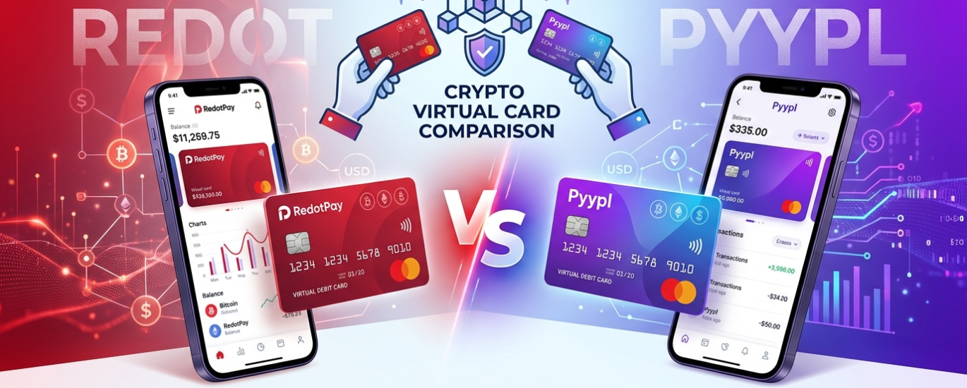 redotpay vs pyypl crypto virtual card