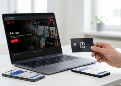 buy netflix subscription with redotpay crypto card
